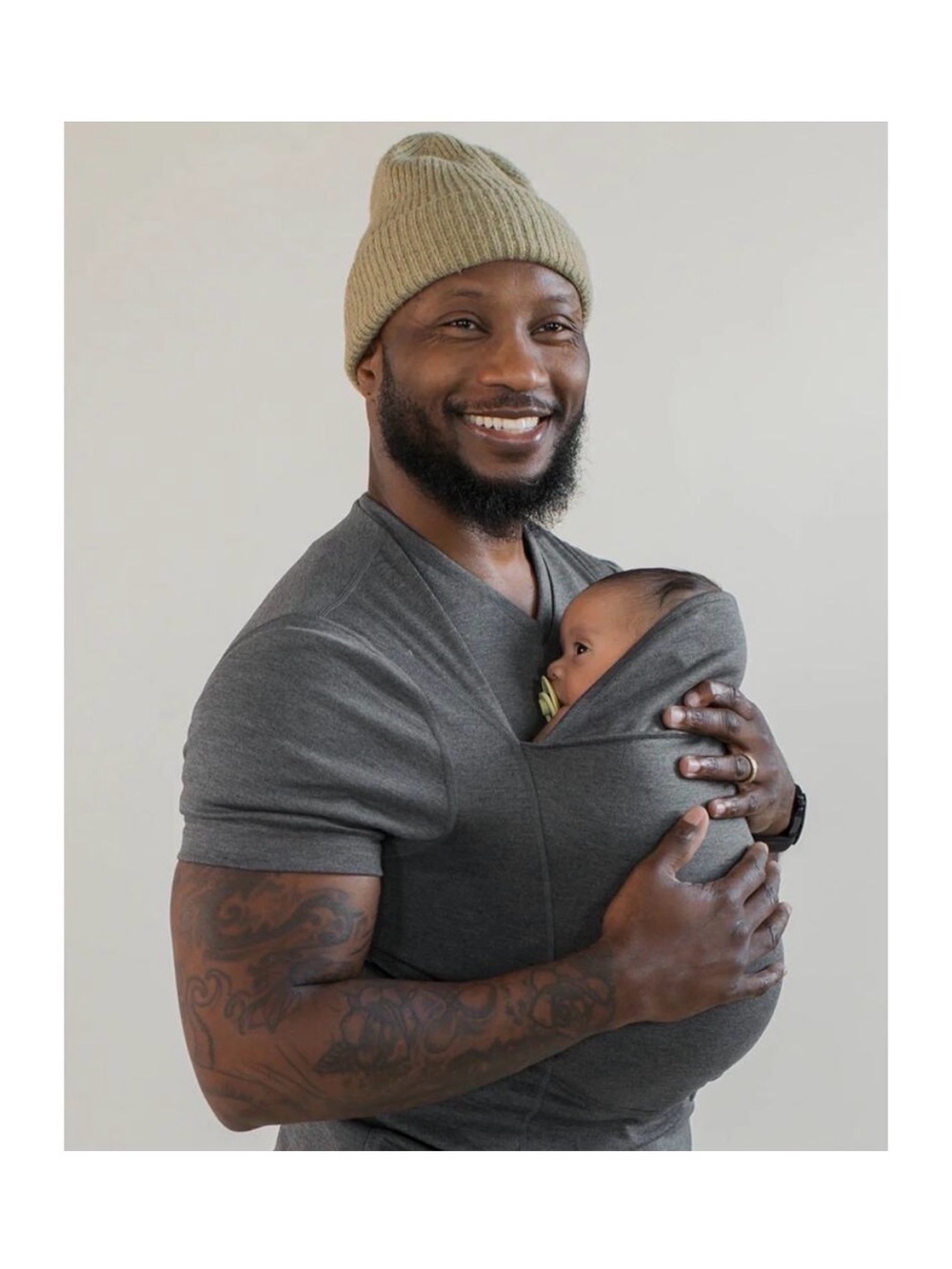 New! Lalabu Dad Shirt in Gray Heather - Size Medium
